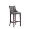 Manhattan Comfort Fifth Avenue Faux Leather Barstool in Pebble Grey BS007-PE - alternate 1